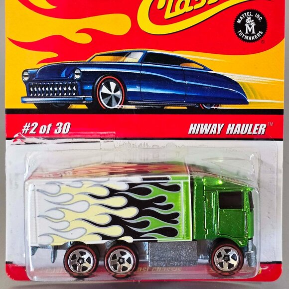 Hot Wheels Classics Hiway Hauler / 2007 / Series 3 / Redline Wheels / Green - Picture 1 of 8